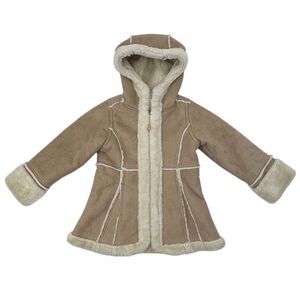 Hemisphere Kids Faux‎ Shearling Hooded Winter Coat
